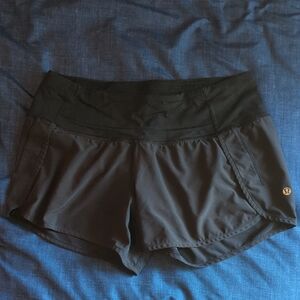 lululemon athletica Women's Black Athletic Shorts
